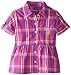 U.S. Polo Assn. Baby-Girls Infant Plaid Shirt with Roll Cuff, Altitude Purple, 12 Months Color: Altitude Purple Size: 12 Months Infant, Baby, Child