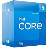 Intel Core i5-12400F 12. Generation Desktop Prozessor (Basistakt: 2.5GHz, 6 Kerne, LGA1700, RAM DDR4 und DDR5 bis zu 128GB) B