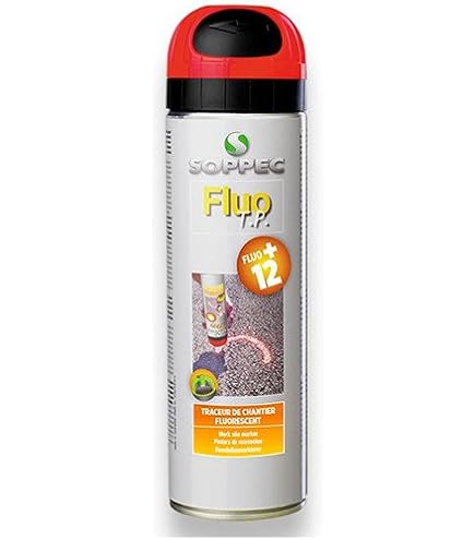Bombe De Peinture - Traceur De Chantier SOPPEC Rose Fluo S S Mark 3 6 Mois 141925