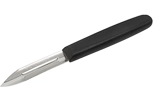 Victorinox, utensili da cucina con pelapatate girevole, doppio taglio, acciaio inox, lavabile in lavastoviglie, colore nero