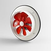Baca Tipi Aspirat&ouml;r 160 mm Fan Sessiz Havalandırma Kirli Hava K&ouml;t&uuml; Koku Egzoz Mutfak ve Sanayi