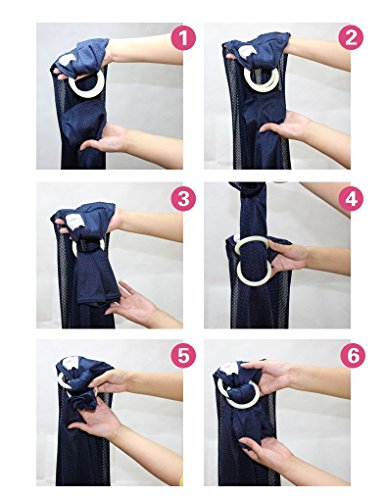 Vine Baby Kleinkind Tragetuch Ring Sling Summer Light Quick Dry Trager - 8