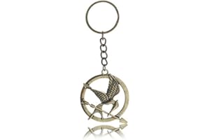 PSL The Hunger Games Movie Catching Fire Mockingjay Metal Keychain Keyring