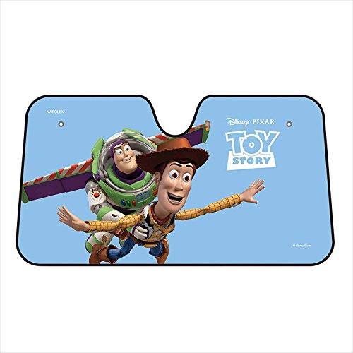 MFEIR Buzz Lightyear Parasol Protector Solar para la Parabrisa Delantera del Coche Cubierta Protectora contra Rayos Ultravioletas para el Vehículo en Verano