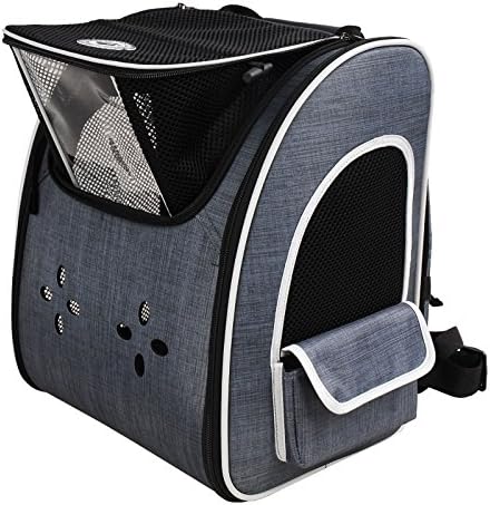 Blue Premium Pet Carrier Backpack Travel Shoulder Bag Cat Dog Pet Accessory