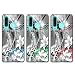 Produktbild Huawei P30 Lite Hülle,3 stück Handyhülle Case Etui Protective Case Cover TPU Silikon Schutzhülle Bumper Handytasche TPU-Bumper Weiche Silikon Case Blau Grün Rotgold FANCOOL