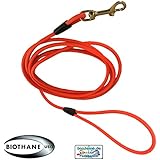 Runde Beta BioThane® Neonorange 6,4 mm Durchmesser