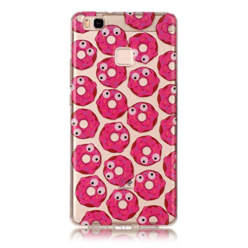 Huawei P9 Lite Funda   LH Ojos Donuts TPU Gel Cubierta De Silicona Suave Case Cover Shell Tapa para Huawei P9 Lite