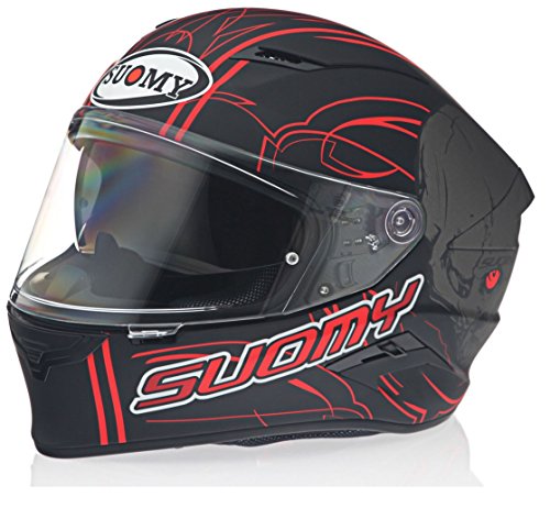 Suomy ksvr0008.5 casco SpeedStar amlet Matt red-l