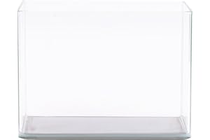 NATUREHOLIC Tanque de jardín curvado Pico | Nano acuario de cristal | Cuenca de cristal | acuarios premium | 8 litros – 25 x 17 x 19 cm