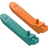 LEGO 2 x System Stone Remover (Orange and Turquoise) Stone Separator Tool Stone Separator Brick Separator 96874