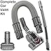 Produktbild spares2go Komplettes Auto-Reinigung Valet Tool Kit + 1,9 m Verlängerung Schlauch für alle aufrecht und Zylinder Modelle von Dyson Staubsauger