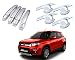 Auto Pearl - Premium Quality Chrome Handle and Finger Bowl Insert Trim Cover For - Maruti Suzuki Vitara Brezza- 4Pcs RS.1199.00