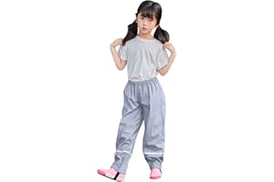 Katpost 1-12Years, Rain Pants for Kids Toddlers Rain Waterproof Pants Girl Mud Dirty Proof Trousers Unisex Kid's Rain Trousers Waterproof Rain Over Trousers Childrens Boys Rainwear