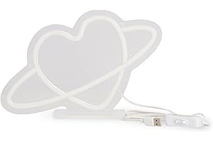 Legami Insegna Luminosa Led a Effetto Neon, Decorazione Casa, Tema Saturno, 27 x 17.5 x 8 cm