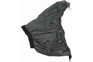 Alomejor Kayak Spray Skirt Universal Adjustable Nylon Boat Canoe Surf Kayak Cockpit Cover for Kayak Water Sports Accessory(Gray)