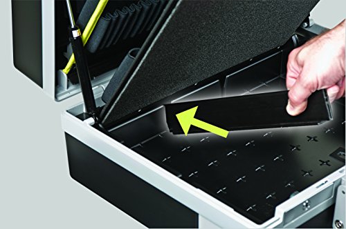 raaco Längstrennwand 55 L/XL für Werkzeugkoffer ToolCase, schwarz, 140782 - 2