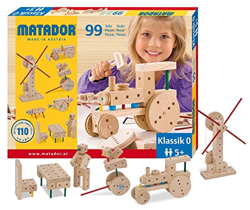 Matador Klassik 0 Wooden Construction Kit (99-Piece)