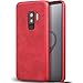 Produktbild Conie Basic Schutzhülle kompatibel mit Samsung Galaxy S9 Plus, Rotes PU Leder Case Innenseite weich gefüttert Handy Hülle Backcover