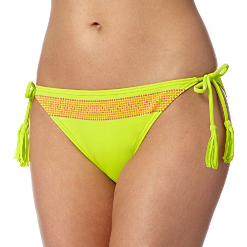 Butterfly By Matthew Williamson Womens Designer Lime Spotted Bikini Bottoms 10
