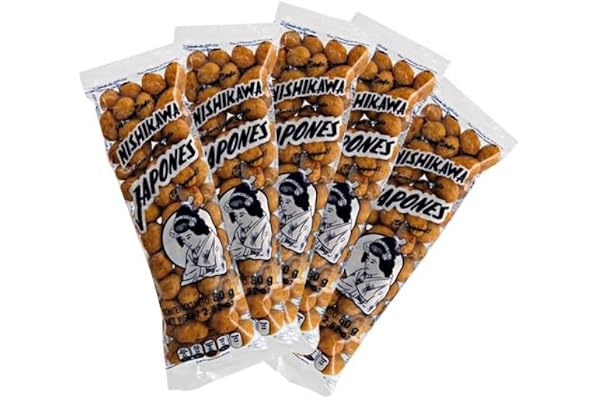 5 x Nishikawa mexikanska japanska jordnötter i soja 80 g