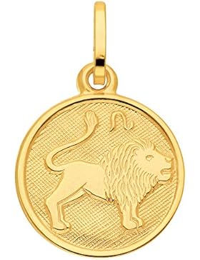 Gold 8 k ( 333 ) Sternzeichen Anhänger - Löwe - Ø 11,8 mm