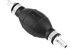 AKOZON Reminnbor Bomba de Combustible Línea Manual Imprimación Bombilla Gas y Aluminio Gas Gasolina para Automóvil de Motocicletas para Barcos Marina Fueraborda(10MM)