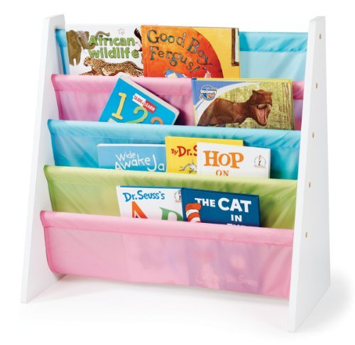Tot Tutors Kids' Book Rack, Pastel by Tot Tutors
