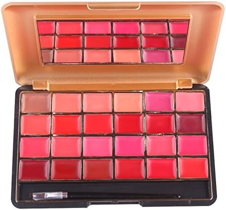 Prettyuk Lipstick Palette 24 Color Makeup Tool for Cosmetic Lipstick Beauty Professional Lip Gloss Palette