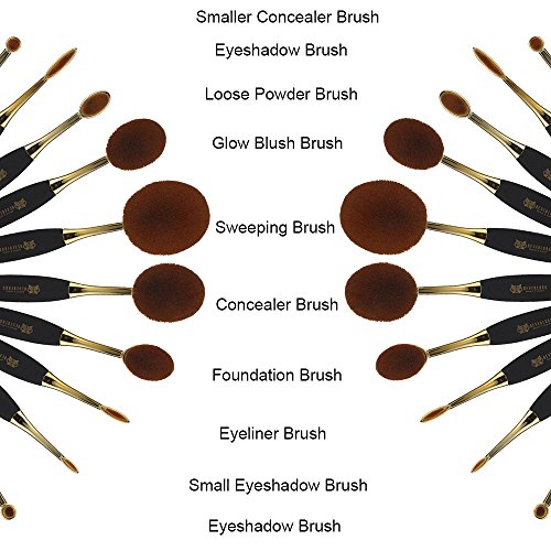 Neverland 15 Farben Creme Concealer / Highlight / Face Contour Palette + 11 Bambus Griff Make-up Pinsel - 2