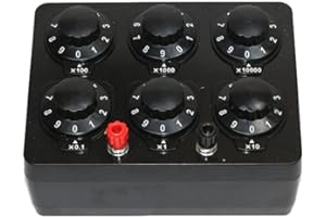 daiwei 0-99999.9 Ohm Simple Resistance Box Variable Decade Resistor Teaching Instrument Teaching Resistance Box