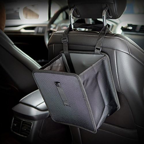 Cdycam Auto Storage Organizer Container Portable Multifunction Truck Organizer Storage Bin and Carrier for Auto Minivan SUV (Black)