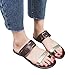 Produktbild Damen schuhe,Malloom Mode Elegant schuhe für Party, Freizeit Sommer Hohl Flachen Sandalen Sexy Casual Fashion Flip Flops Frauen Klippzehe lack blockabsatz glitzer