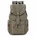 Produktbild XIAODIU Rucksack Fashion Trend Canvas Schultertasche Freizeit Reisetasche Computer Tasche High School Student Tasche Herren, Army Grün