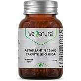VeNatura Astaksantin 12 mg Takviye Edici Gıda, 30 Kaps&uuml;l