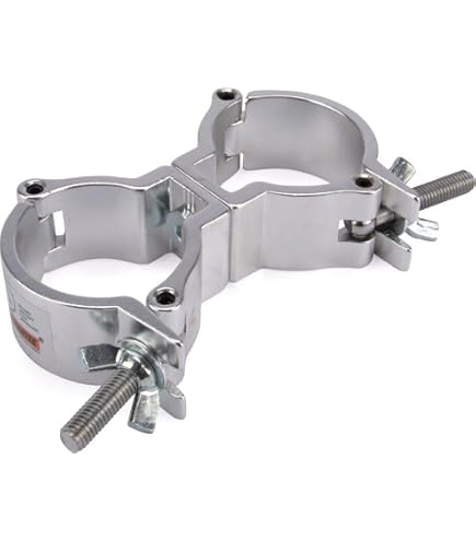 Riggatec Swivel Coupler Petit Noir - Charge Max 50 Kg Pour Tubes 32-35 Mm - Certifié TÜV