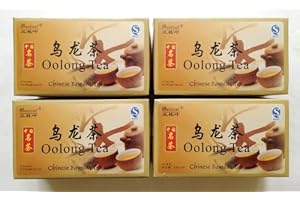 SANLEAF 4 Packs Wu-Yi Oolong Wu Long Slimming Weight Loss Detox Diet Tea -- Total 100 Teabags Two Months Supply