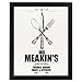 Personalised Cutlery Framed Print Personalised Personalise This Cutlery Framed Print With A Surname