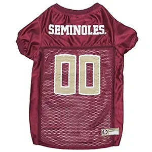 Mirage Pet Products Florida State Seminoles Jersey for Dogs and Cats, Small