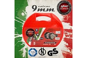 SMC Catene da Neve OMOLOGATE 9mm per Pneumatici GOMME 195/55 R 16 195 55 R 16