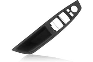 TZYSZDB DWVV F10 F11 Panel de Control de Manija de Puerta Interior de Lado de Conducción Izquierdo para BMW 5 Serie 520 523 525 528 530 535(Izquierda Negro)