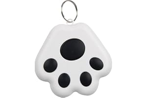 DUFAMQI Portable Mini Cat Dog Pet Tracking Locator Hidden Gps Tracking Device For Child Bluetooth 5.0 Mobile Key Finder Device (Black)