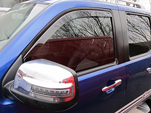 Ford Ranger Mk3/4 2006 - 2012 Wind Deflectors / Rain Shields FRONT SET - INTERNAL FIT -08038