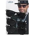 Boland - Partybrille im Set, 3 Stück, Brillen für Erwachsene, Spaßbrille, ohne Sehstärke, Sonnenbrille, Bad Taste Outfit, Zub