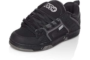 DVS Men's Comanche Skateboard Shoes, Black Refl Charcoal Nubuck 985, 4.5 UK