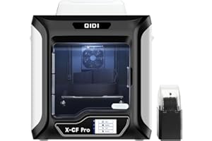 QIDI TECH X-CF Pro Industrial Grade 3D Printer Specially Developed for Printing Carbon Fiber and Nylon with QIDI Fast Slicer, Automatic Intelligent Leveling, Build Volume 11.8x9.8x11.8 Inch