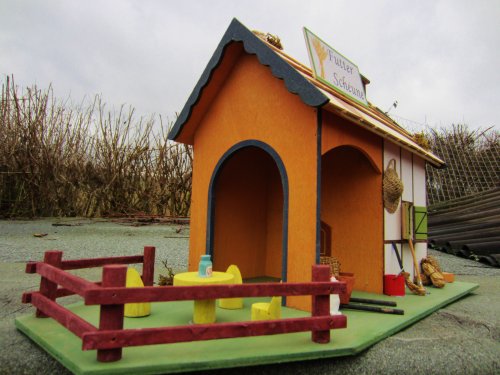 XXL Vogelfutterstelle Futterhäuschen, Vogelfutter Platz, Futterscheune und Nistkasten - 4