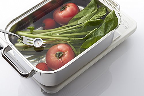 WMF Dampfgarer 35×21,5×10 cm ca. 3,5l WMF Vitalis Compact Glasdeckel mit Thermometer Aroma Garblech Cromargan Edelstahl poliert induktionsgeeignet spülmaschinengeeignet - 10