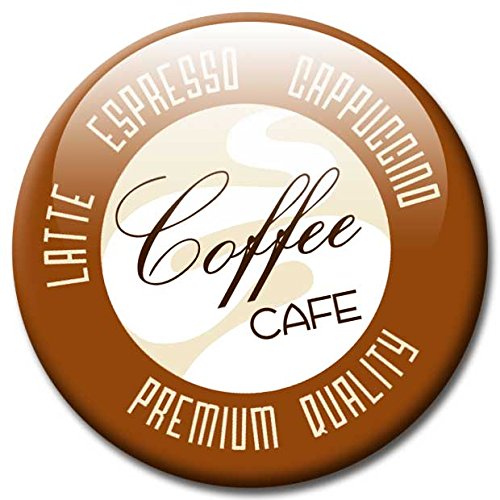 Magnettafel Kaffee Tasse – Stilvolle Design Metall Magnetpinnwand 60×40 cm – Memoboard Pinnwand mit Motiv: Küche Essen & Trinken Kaffeetasse Bohnen – inkl. 6 Magnete mit Kaffeelabel für Magnetwand – Original GUMA Magneticum® - 5
