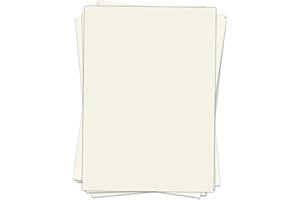 ‎EINLADUNGSKARTEN MANUFAKTUR HAMBURG 50 Blatt Briefpapier (A4) | Alt-weiss Vintage | Motivpapier | edles Design Papier | beidseitig bedruckt | Bastelpapier | 90 g/m²